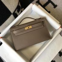 25 New Style Top-Layer Cowhide Handheld Rope 22cm Accompany You Through This And Genuine Leather Women's Bag With Cross-Border Launch 22x7x13cm chaki