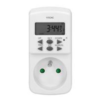 Elektroninis laikmatis su lizdu Virone, baltas, 10 programų