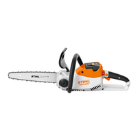 Sandėlyje! Akum. grandininis pjūklas Stihl MSA 120 su AK20 ir AL 101