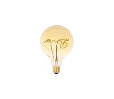 LED elektros lemputė FILAMENT VINTAGE LOVE G125 E27/2W/230V 2000K