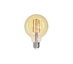 LED pritemdoma elektros lemputė FILAMENT VINTAGE G95 E27/12W/230V 2000K