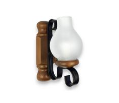 Brilagi - Sieninis šviestuvas RUSTIC 1xE14/40W/230V bukas/graikinis riešutas