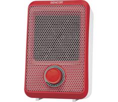 Sencor - Ventiliatorinis karšto oro šildytuvas 600W/230V raudona/balta
