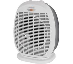 Sencor - Ventiliatorius su šildymo elementu 1200/2000W/230V balta/pilka