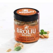 Sūdyti žemės riešutai meduje Brolių medus, 200 g