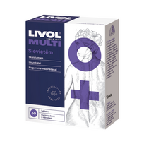 Livol Multi Women 60 tabletės – Vitaminai ir mineralai moterų sveikatai ir energijai