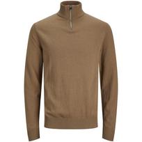 Džemperis vyrams, Ruda, JJEEMIL KNIT HALF ZI