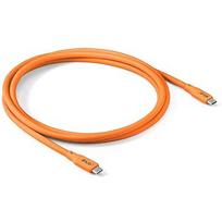 Club3D USB4 Gen2x2 Type-C Bidirectional Orange Cable, 4K 60HZ, PD 240W, 2m CAC-3000