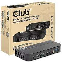 Club3D VIDEO SWITCH KVM DP/HDMI/CSV-7210 CSV-7210