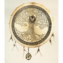 ŠAMANO BŪGNAS TERRE 382496-Z50 GYIVYBĖS MEDIS 50CM (OŽKOS ODA)
