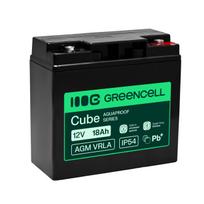 Greencell AGM VRLA 12 V 18 Ah nereikalaujanti priežiūros baterija kasos aparatams, žaislams, fotoaparatams (181 x 77 x 167 mm)