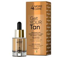 Savaiminio įdegio eliksyras veidui ir kūnui More4Care Get Your Tan!, 15 ml