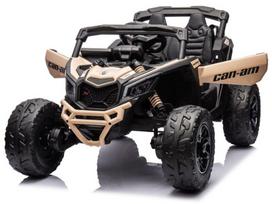 Vaikiškas automobilis Buggy 4x4 su 800W baterija, geltona/smėlio