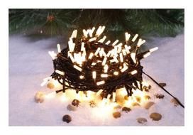 Elektrinė girlianda DIAMOND, 240 LED, IP44, 31 V, šiltai balta, 23.9 m