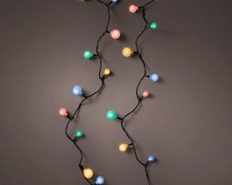 Elektrinė girlianda CHERRY STEADY, 240 LED, IP44, įvairių spalvų, 18 m