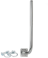 Extralink L250x750 | Balkono turėklai | 250x750mm, su M8 spaustukais, plieniniai, cinkuoti