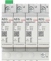 AEG NUX275-3NFM - Kintamosios srovės trumpalaikio nuotėkio apsauga, T2, (L-N) 275 V AC, maks. 8/20 µs trumpalaikio nuotėkio srovė 40 kA