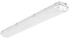 Solar Plus „Alhama Empty“ 2 vamzdelių šviestuvas, paruoštas 1500 mm LED vamzdeliui, poliesterio gaubtas, plastikinis laikiklis