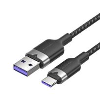 USB 2.0 A į USB-C 6A Vention CTOBF 1M kabelis (juodas)