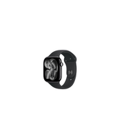 Apple Watch Series 11 GPS + Cellular 46mm Jet Black Aluminium Case with Black Sport Band - M/L | Smart watch | LTPO OLED Always-