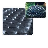 LED švieselių užuolaida–tinklas 320 LED, 3x2 m, šaltai balta