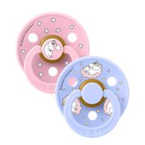 BIBS x MOOMIN čiulptukų rinkinys 2 dydis (6 - 18 mėn.) Dreaming baby pink mix