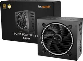 Be Quiet Power Supply|BE QUIET|Pure Power 13m|650 Watts|Efficiency 80 PLUS GOLD|PFC Active|MTBF 100000 hours|BP025EU