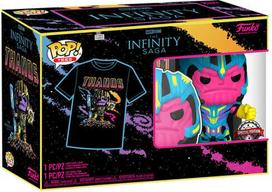 Funko POP - Boxed Tee - Marvel - Thanos(Blacklight) - M (63601)