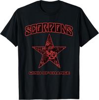 Oficialus Scorpions „Wind of Change“ juodas marškinėlis XL