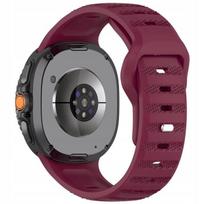 „BestAccessories“ dirželis, skirtas „Galaxy Watch 8 40mm/44mm/Classic 46mm“, bordo spalvos