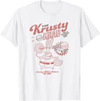 Kempiniukas Bobas Kvadratiniai Ponas. Krabs Krusty Krab Reklaminis Marškinėlis 4XL