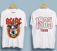 ACDC 1985 Fly On The Wall Tour White Unisex All size T-Shirt S