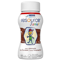 RESOURCE JUNIOR, šokolado skonio gėrimas, 200ml, 4 vienetai