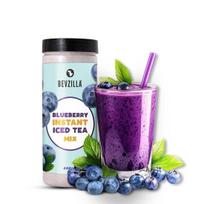 Bevzilla Mėlynių Instant Ledo Arbatos Mišinys - 400 Gramų | Puikiai Tinka Vasaroms | Gaivinantis| Miltelių Premiksas