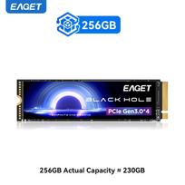 EAGET itin spartus M.2 NVMe SSD PCIe 3.0 X4 vidinis kietojo kūno diskas su 3500MB/s skaitymo greičiu, 2280 formos faktorius nešiojamiesiems kompiuteriams, stacionariems kompiuteriams 256G