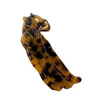 Hair Claw Clip Leopard Theme Hair Claw Clamp Lovely Valentine's Day Hair Holder Barrettes Strong Hold Hairpin C