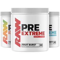 RAW Pre Extreme 360g (exp:2026-12 fruit burst) (exp:2026-11 kiwi blueberry)
