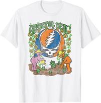 Grateful Dead Sodininkaujantys Meškiukai Žydintys Vintažiniai Grupės Marškinėliai S