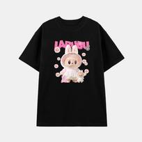 LABUBU marškinėliai trumpomis rankovėmis, unisex, kvėpuojantis viršutinis drabužis S