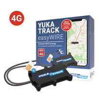 IoT YUKAtrack easyWire 4G AIO GPS Car Tracker with SIM + Data Flat