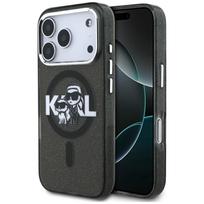 Karl Lagerfeld Karl  AND  Choupette Sketch Logo MagSafe iPhone 17 Pro black