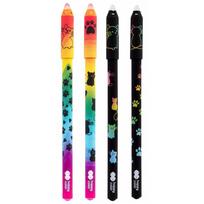 Gelio rašiklis Happy Color Miaow 0.5mm save trinantis, mėlynas HA 4120 01MA-3 KP40