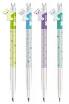 Gelio rašiklis Happy Color automatinis Hello Bears 0.5mm save trinantis, mėlynas HA 4121 01HB-3