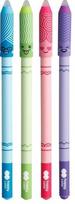 Gelio rašiklis Happy Color Šypsenos 0.5mm save trinantis, mėlynas HA 4120 01LO-3