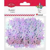 Kalėdinė dekoracija Žvaigždės konfeti 15mm 30g TITANUM