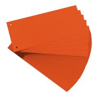 Kartoniniai skirtukai Herlitz, 100vnt 105x240, oranžiniai