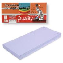 Kartoniniai skirtukai PENWORD, 100vnt. 105x240 levandų sp., PC107