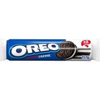 Kakaviniai sausainiai OREO Double su vanilės skonio įdaru, 157 g