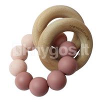 Kramtukas-barškutis kūdikiams „Chewies&More“, Blush/Rose Gritt