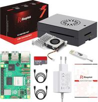 "iRasptek Raspberry Pi 5 8GB Starter Kit - 128GB Edition Pre-Installed by OS-Bookworm (aliuminio korpusas)